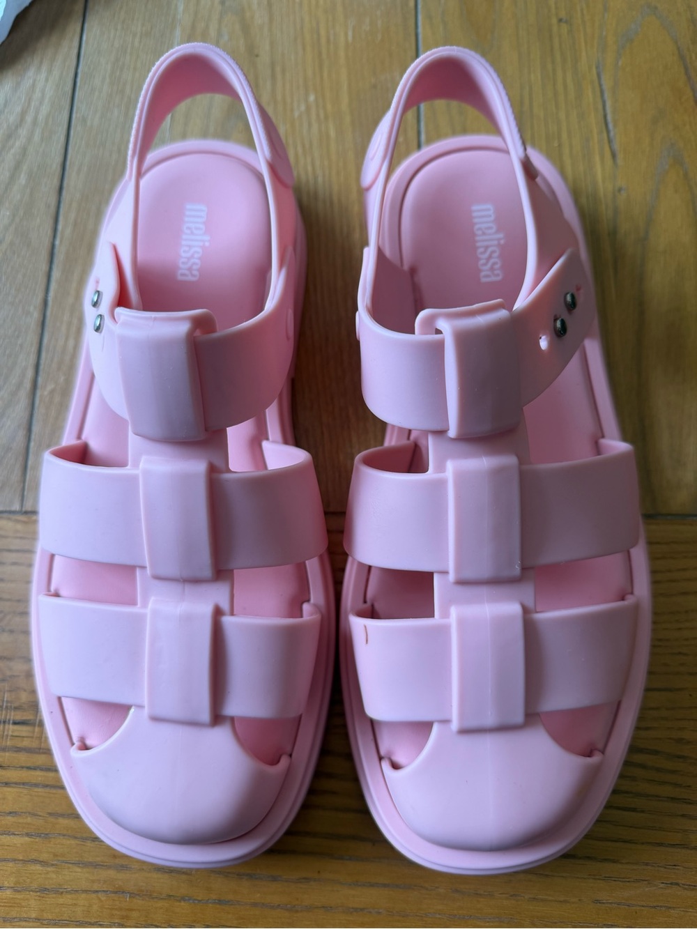Melissa Pale Pink Jelly Fisherman Sandals